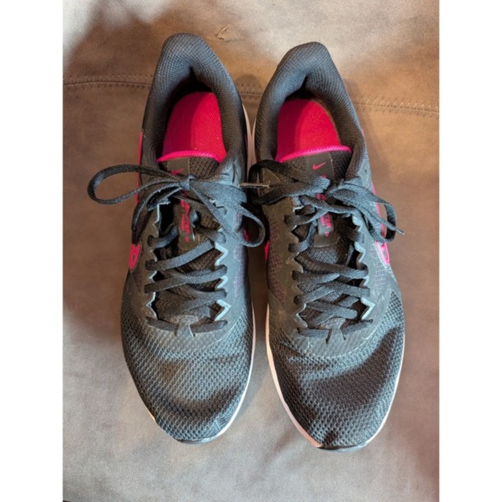 Nike Downshifter 10 Womens Running Shoes Black Pink Grey CI9984-004 Sneaker